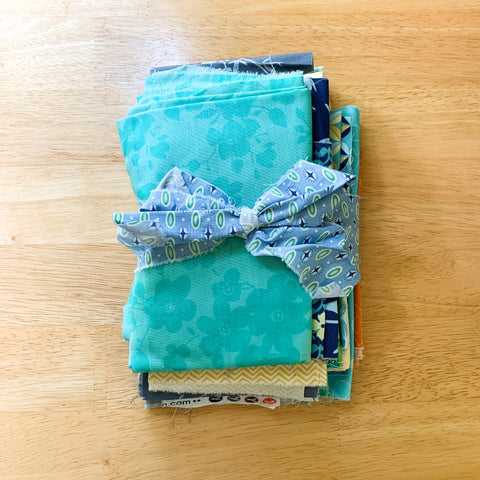 Teal, Blue, Orange Scrap Bundle